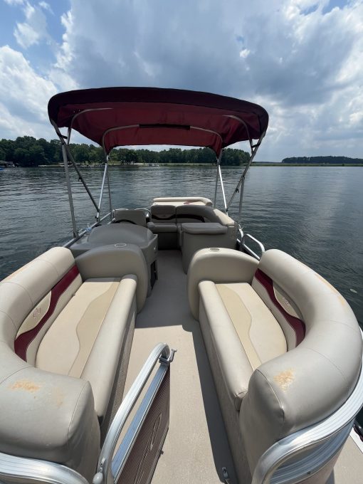 16' MINI MARGARITA PONTOON 40HP DAILY BOAT RENTAL - Image 5